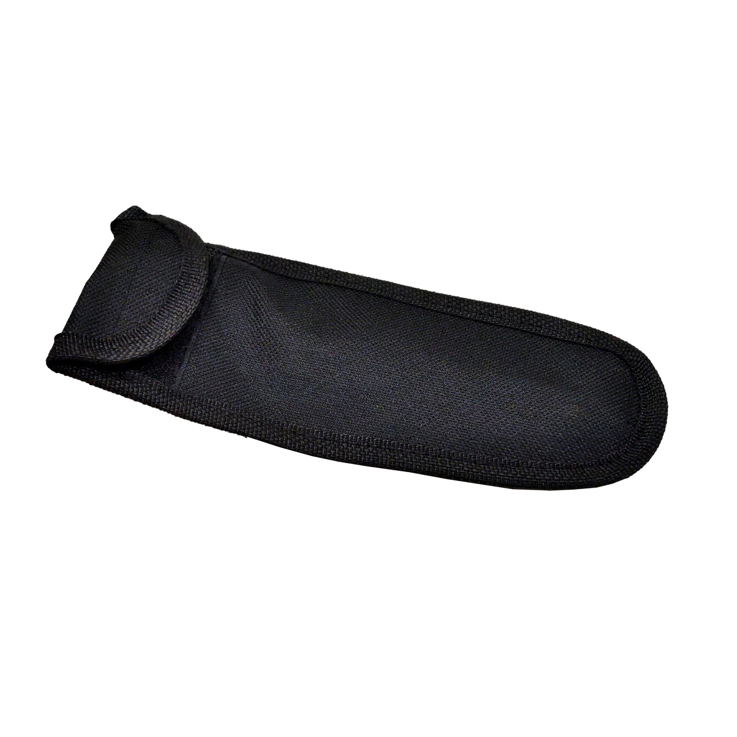Close-up of stitching and fasteners on British Army 3 Piece Cutlery Set nylon pouch.
