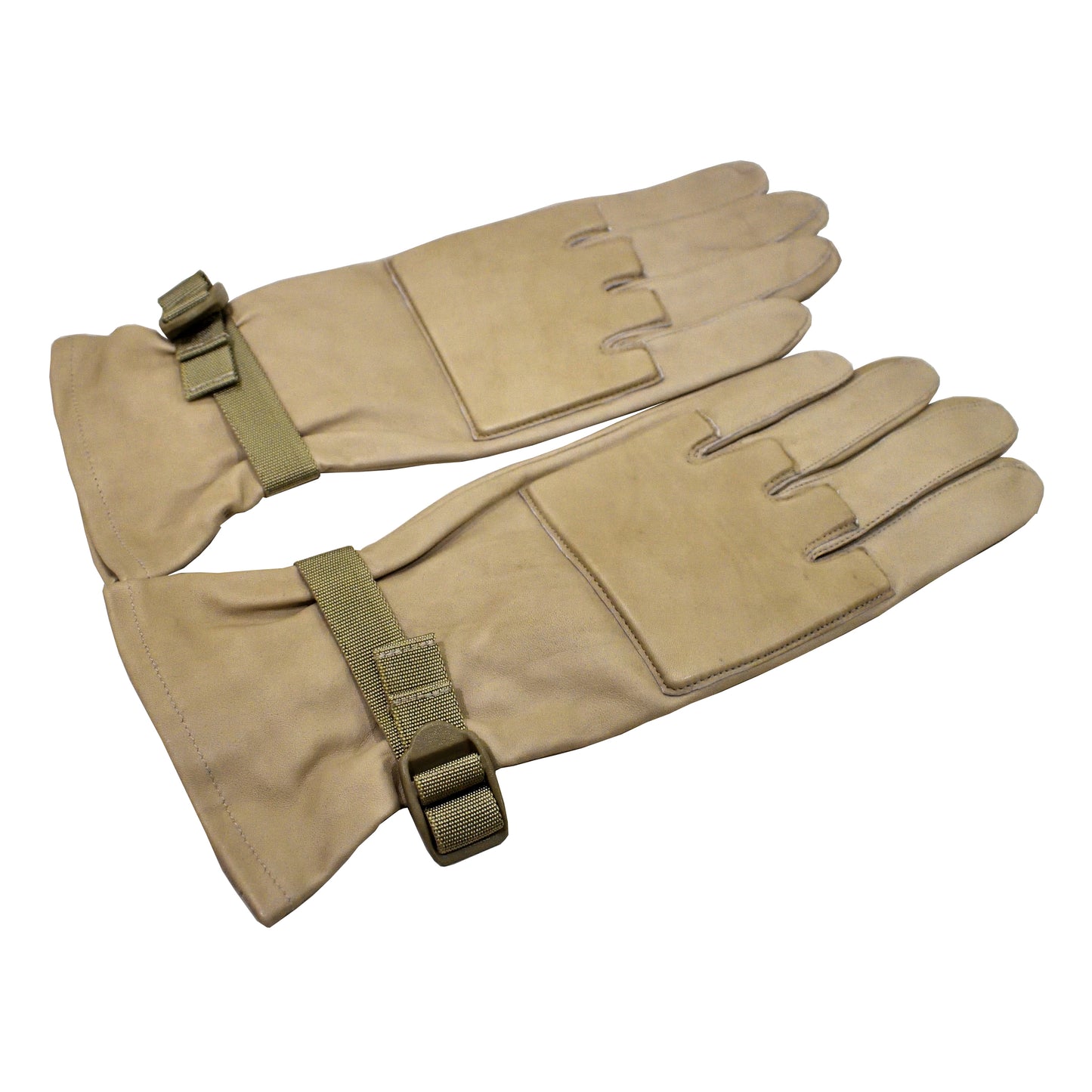 Top-down angled view of British Army Warm Weather Combat Gloves MTP showing palm details.