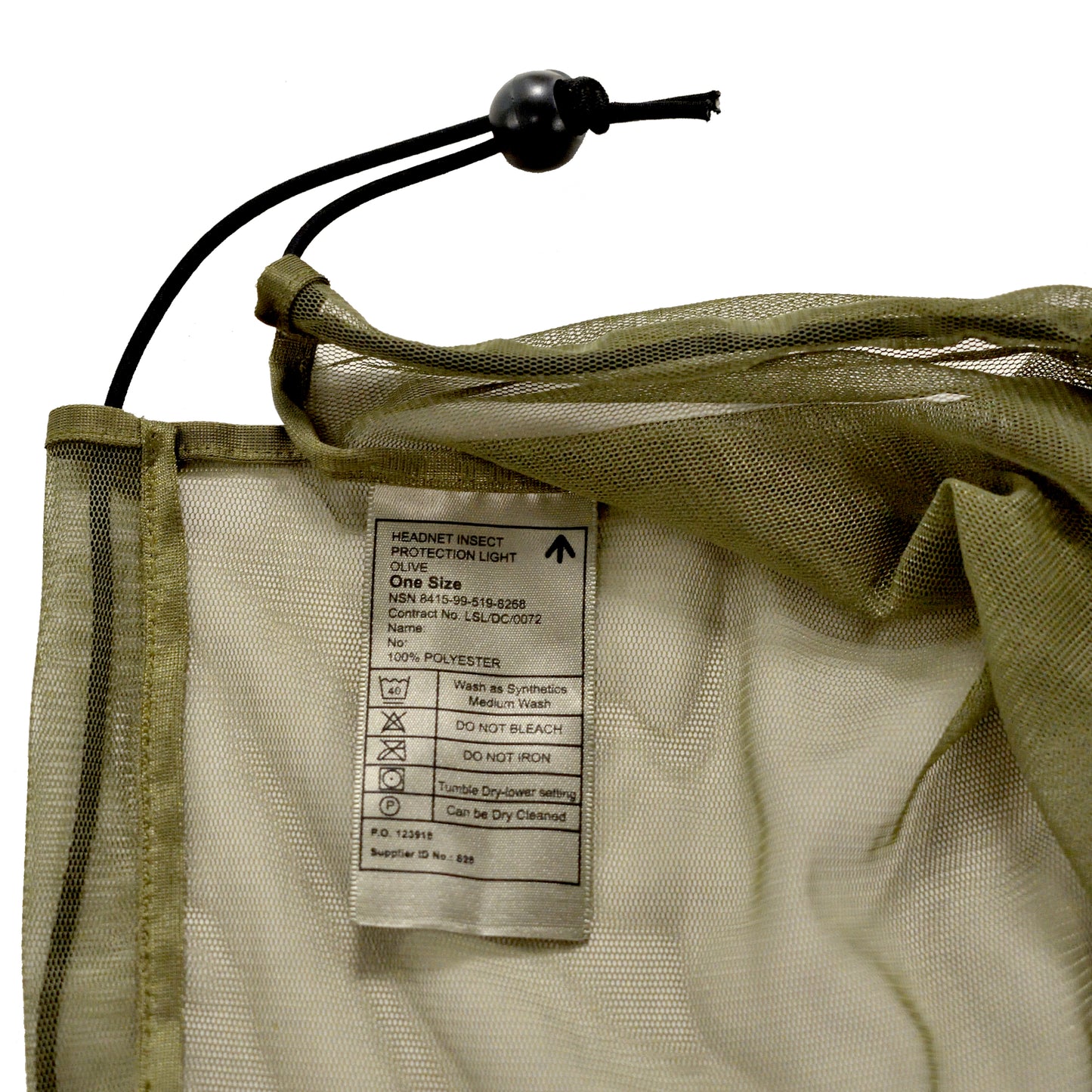 British Army Insect Protective Head Net Green