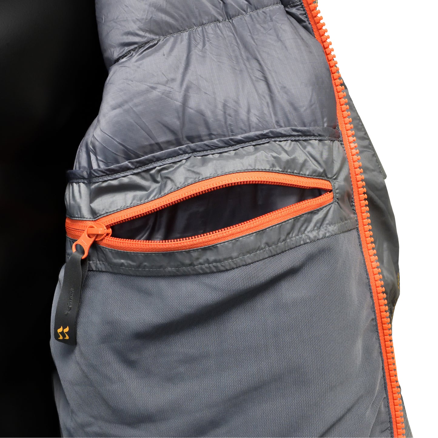 Detail shot of interior pocket on RAB Expedition 8000 Jacket.