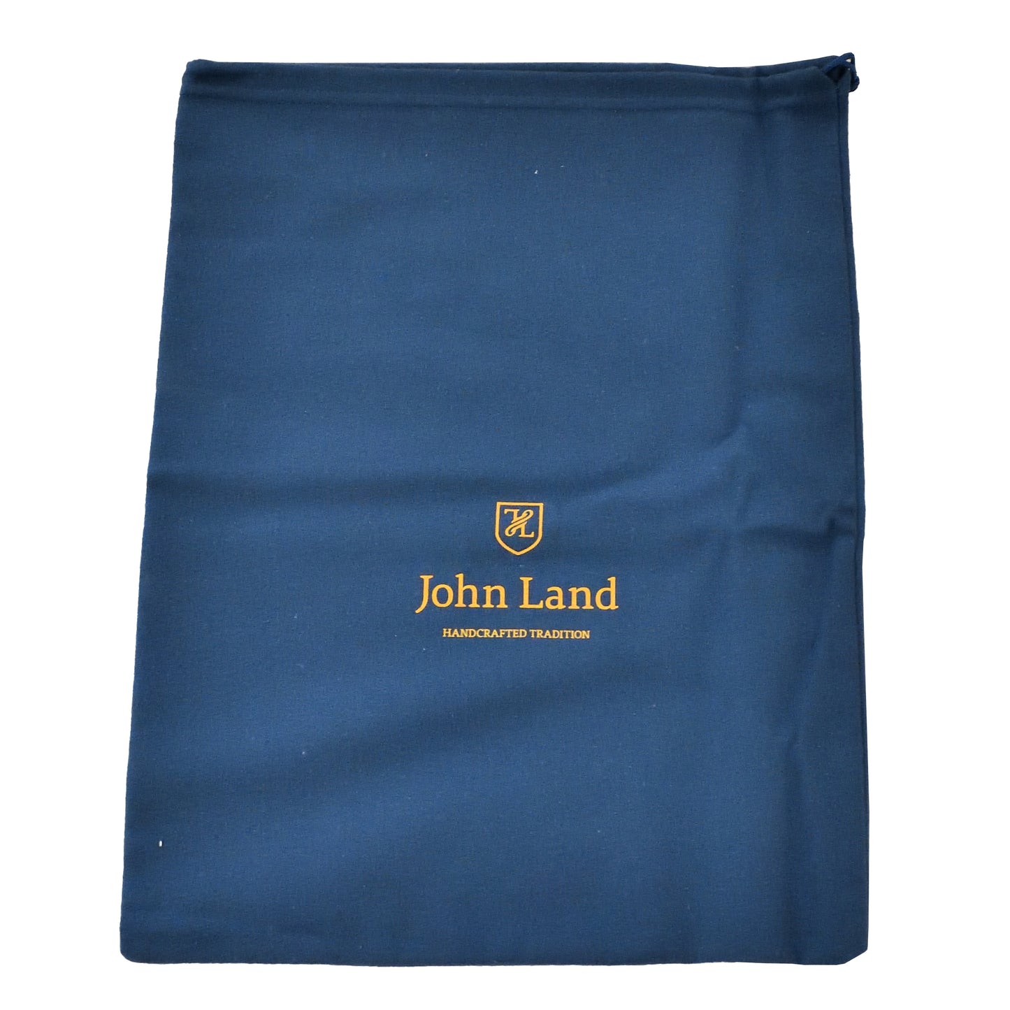 Canvas shoe bag included in box with John Land Tropical Shoes.