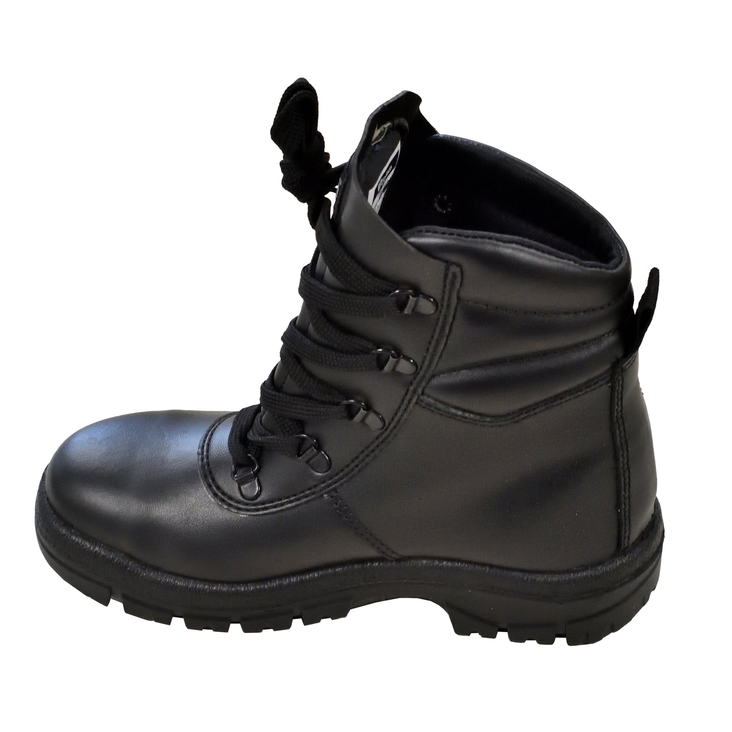 Side profile of Goliath SPSR1121 Safety Boots highlighting high‑leg collar and toe cap.