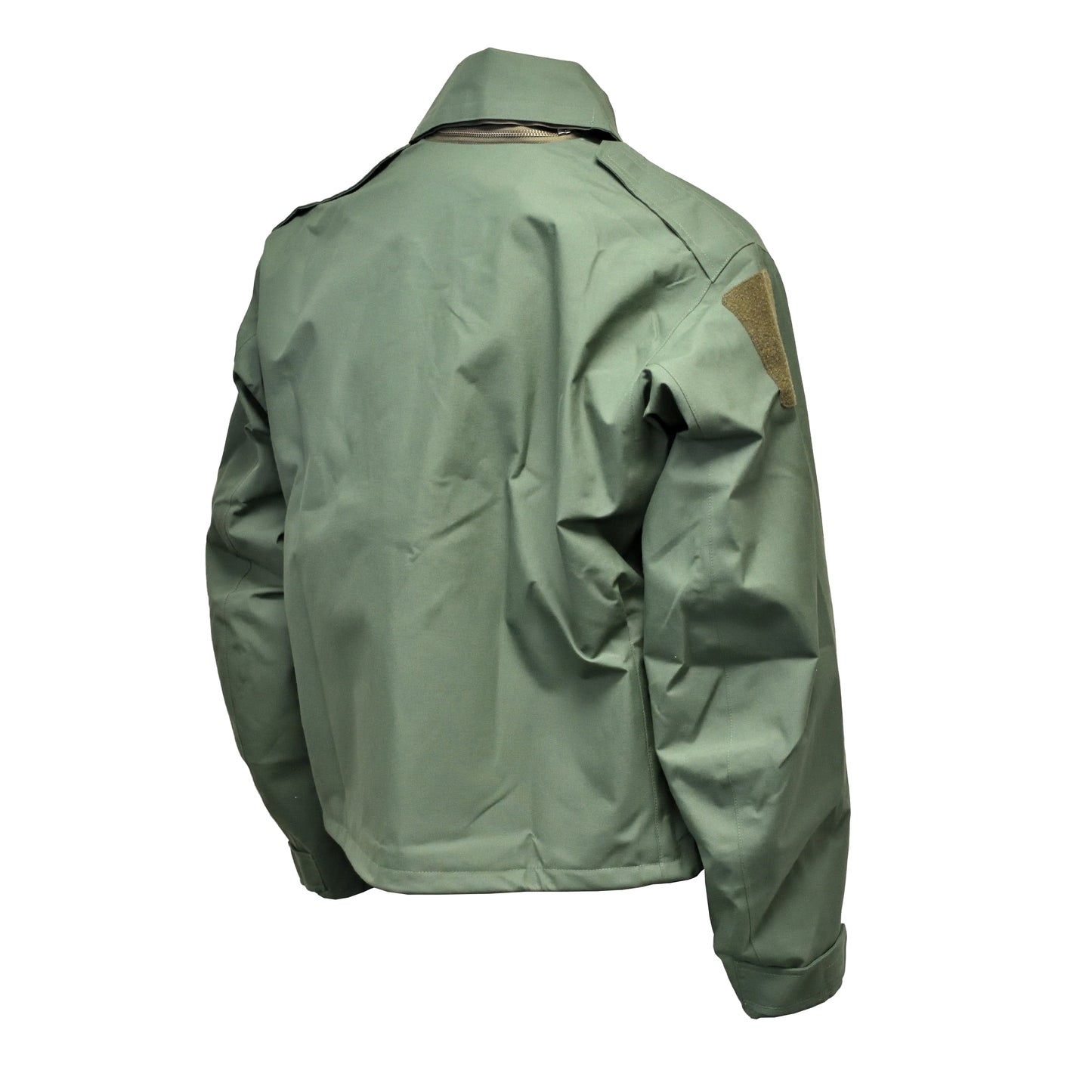 Angled rear right view of Ballyclare Ltd Aircrew Suit Jacket MK4 in cold weather design.