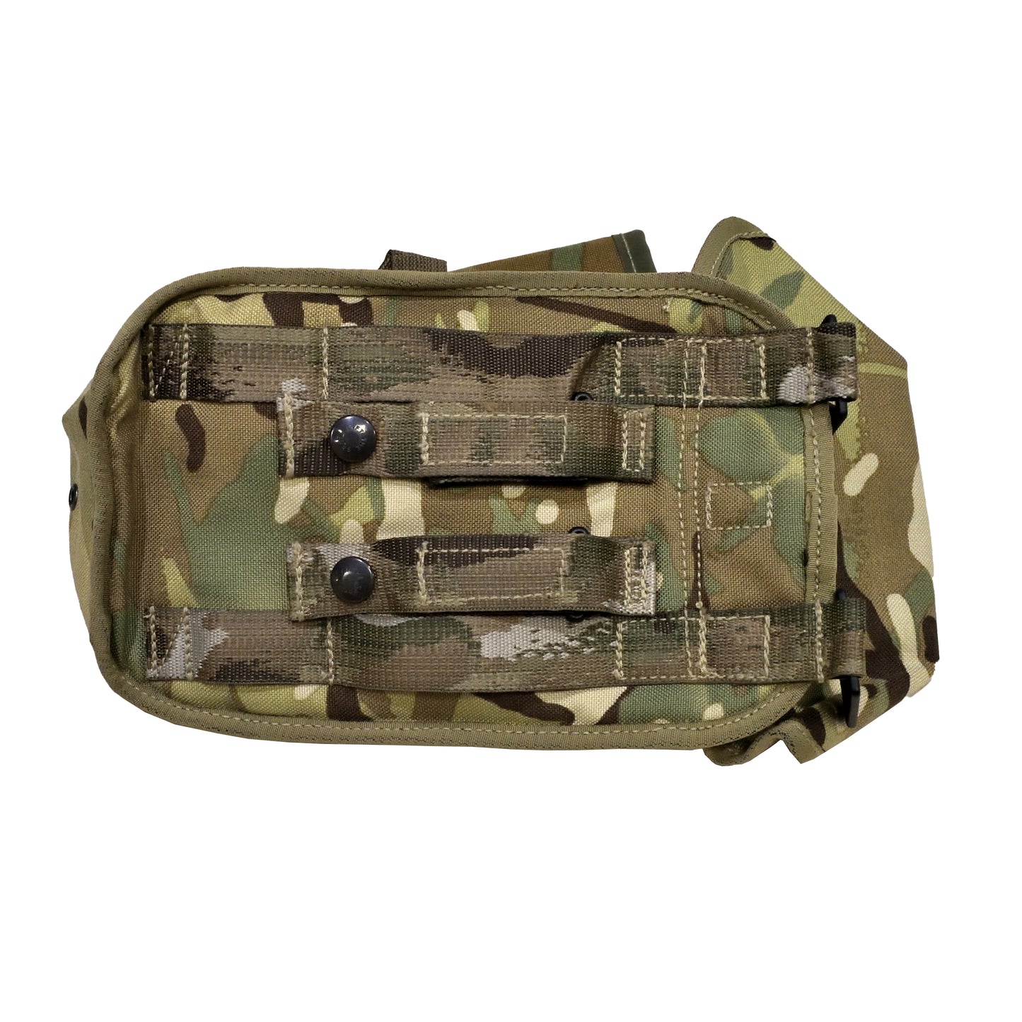 Close-up of stitching and IRR fabric detail on MTP Combat Utility Pouch.