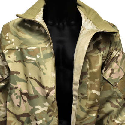 Close-up of opened zip detail on Lightweight Waterproof MVP Jacket MTP.