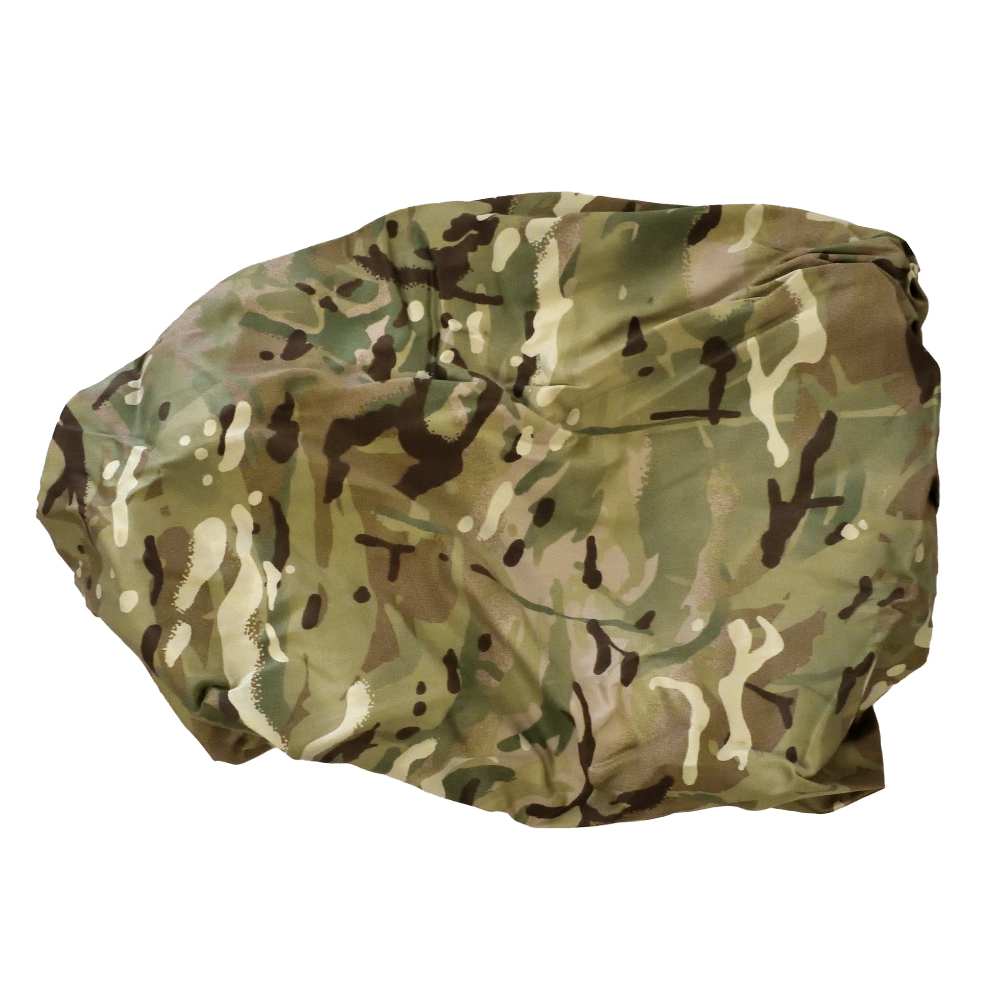 Top-down view of British Army Rucksack Cover