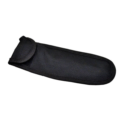 Close-up of stitching and fasteners on British Army 3 Piece Cutlery Set nylon pouch.
