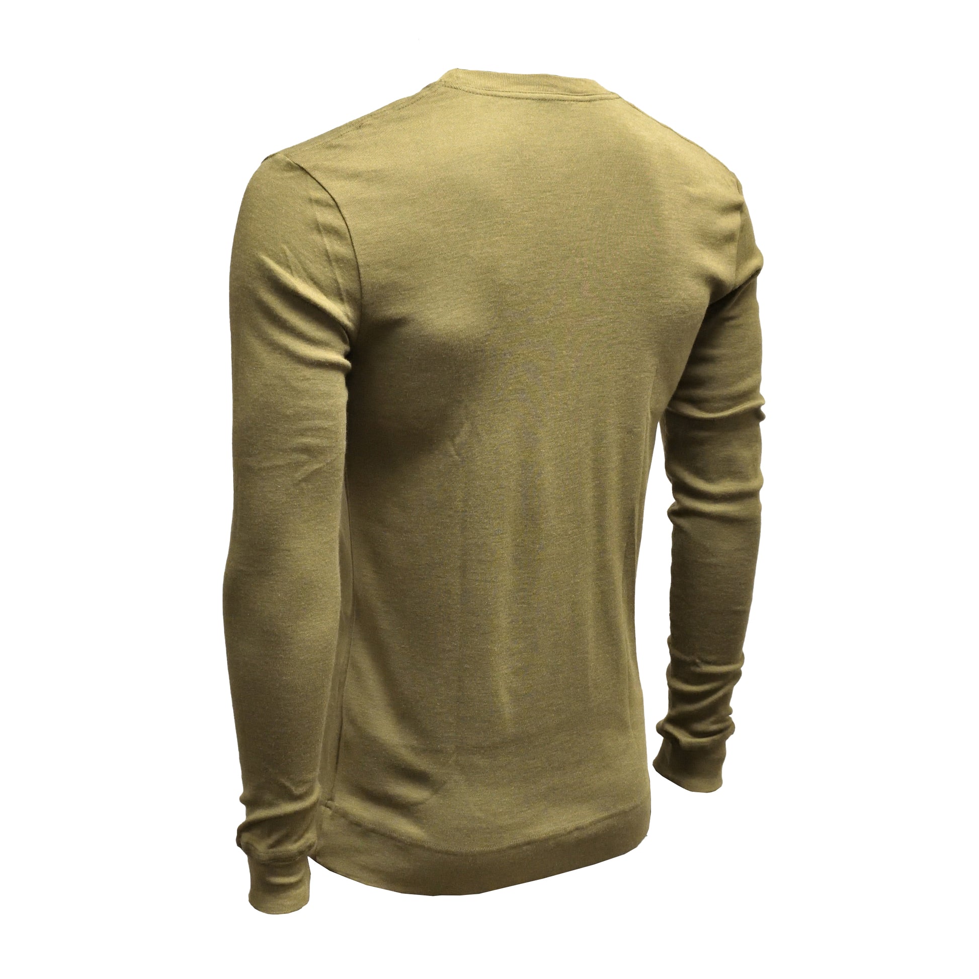 Rear view of British Army Flame Resistant Aircrew Vest in Olive.
