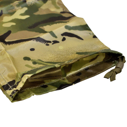 British Army Shelter Sheet Bag MTP with drawstring closure visible.