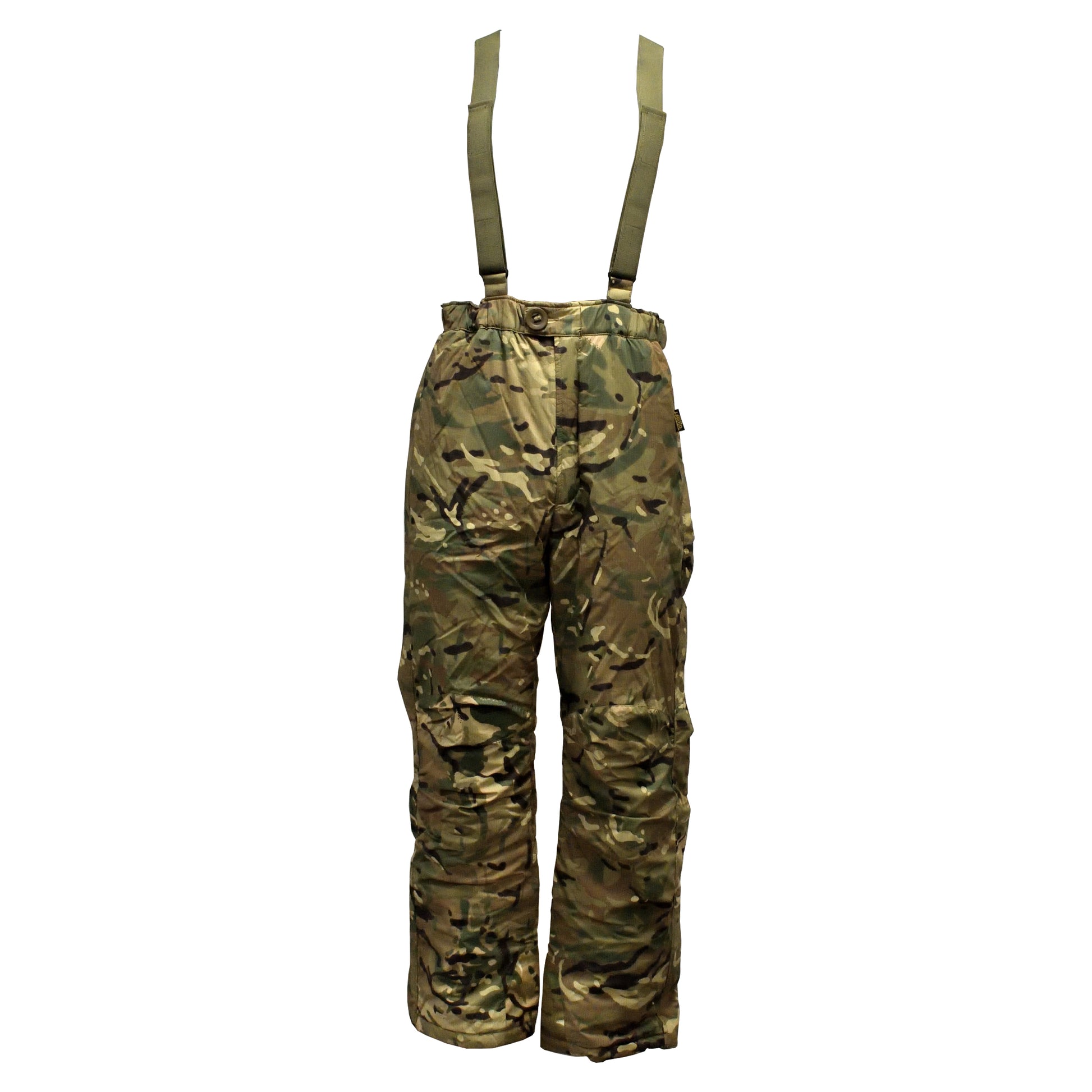 Front view of Carinthia ECIG Trousers in MTP camouflage.