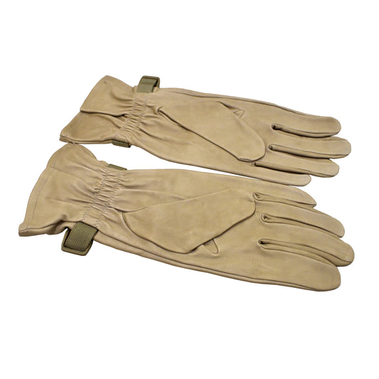 Side view of British Army Warm Weather Combat Gloves MTP highlighting finger protection.