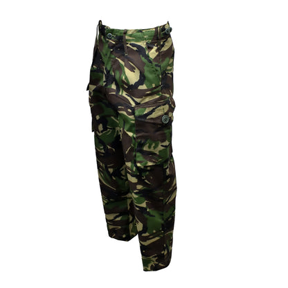 Angled front left view of Lightweight Combat Trousers with reinforced knee panels.
