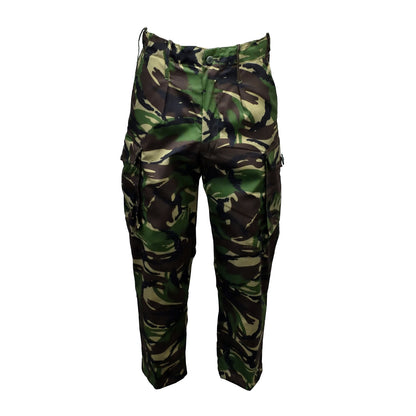 Front view of British Army Lightweight Combat Trousers in DPM camouflage.