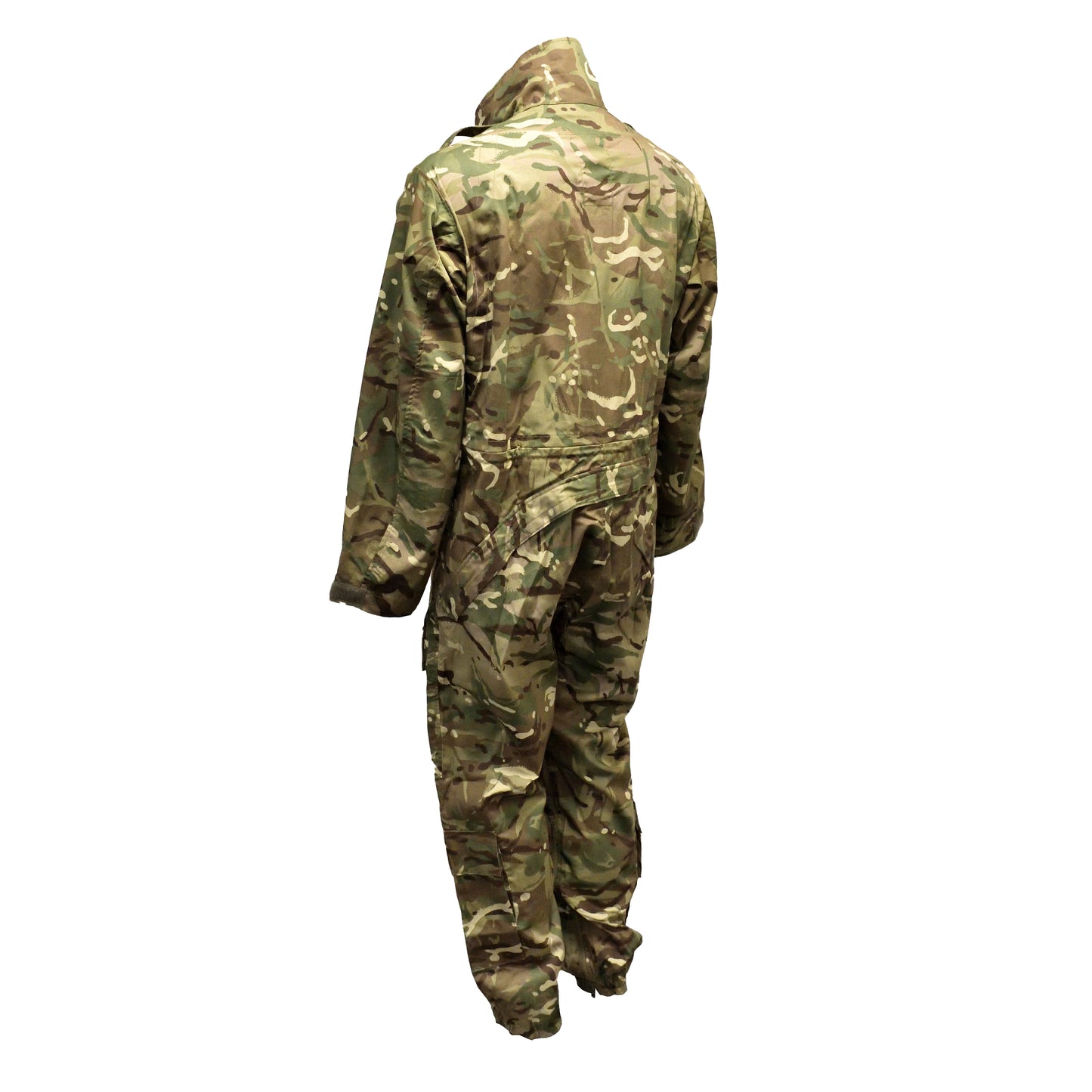 Left-angled rear view of British Army AFV Crewman Exercise Coverall MTP ==.