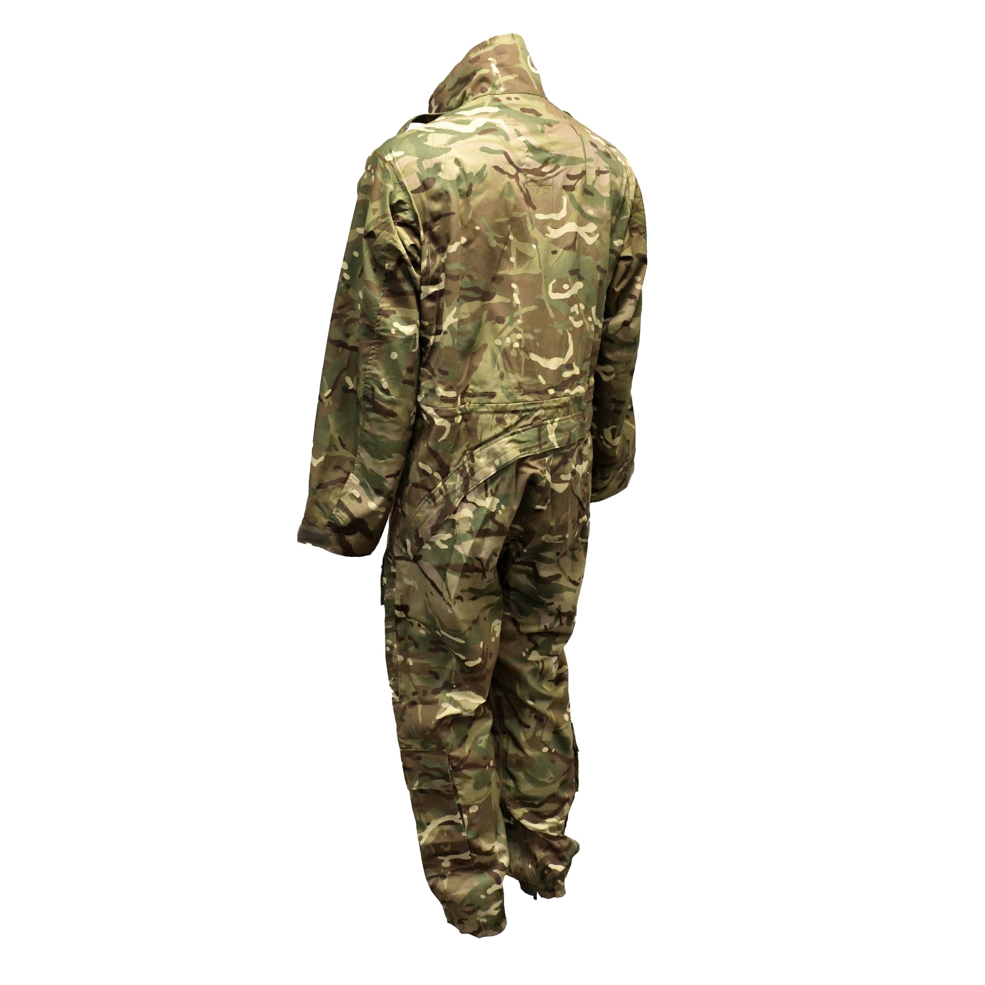 Left-angled rear view of British Army AFV Crewman Exercise Coverall MTP ==.