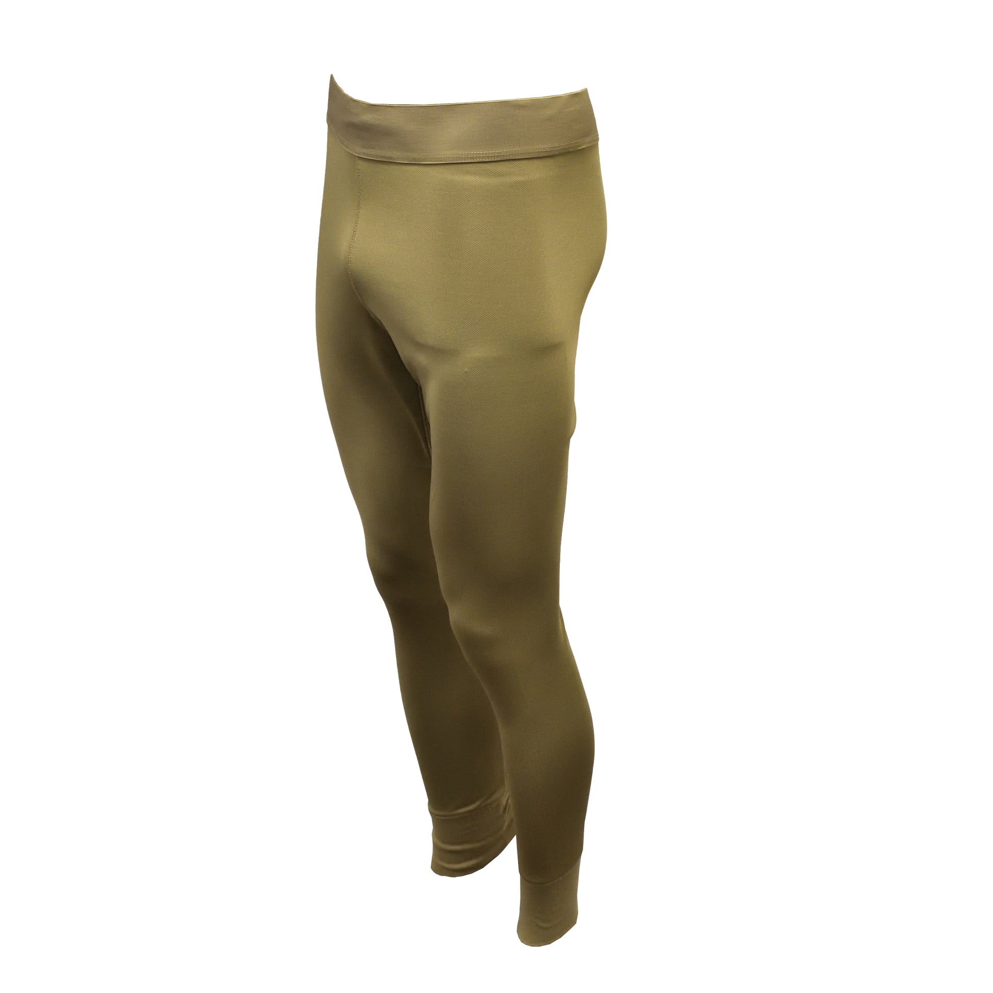 Angled front left view of Thermal Drawers Underwear in PCS Olive color.
