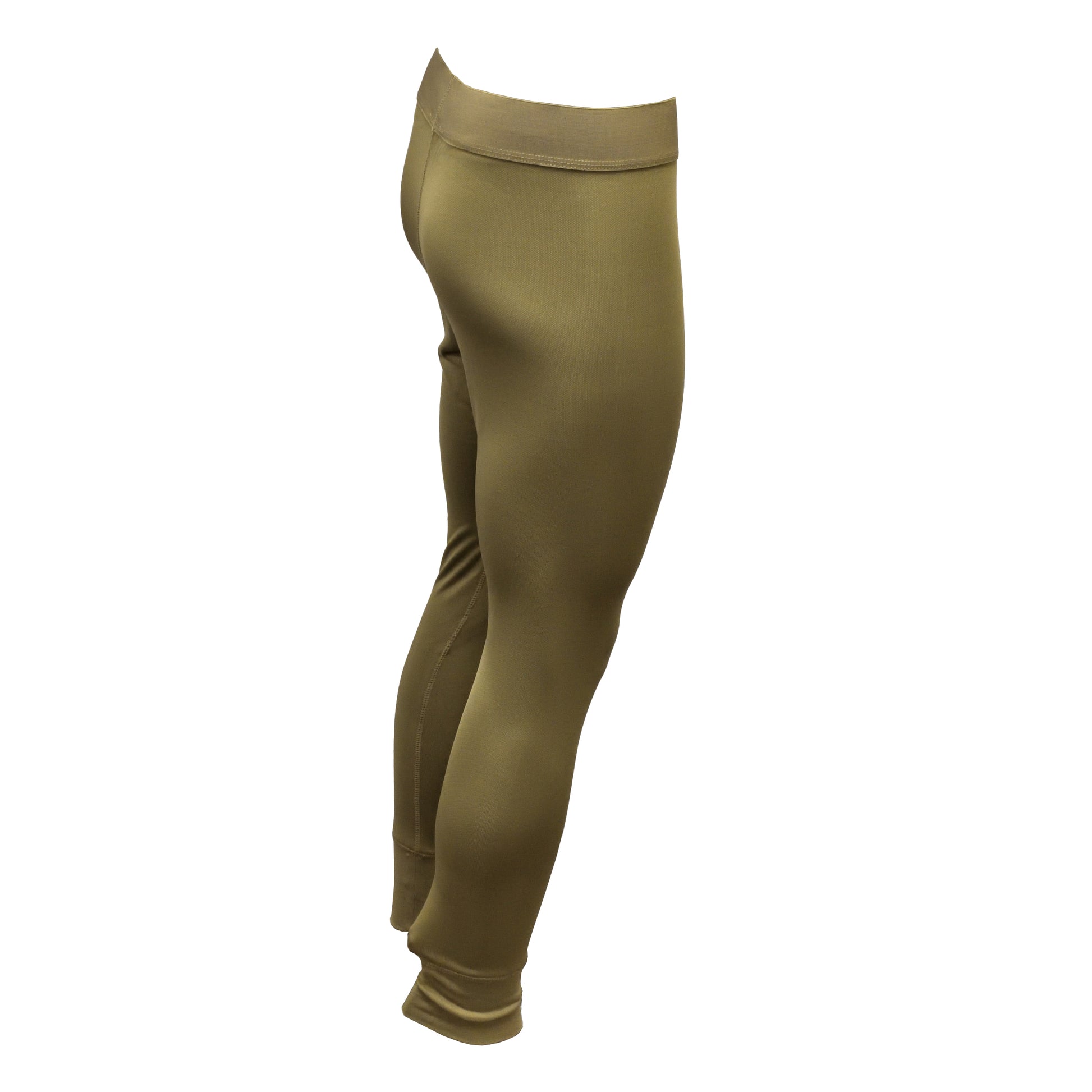Angled rear right view of British Army Thermal Drawers Underwear PCS Olive.