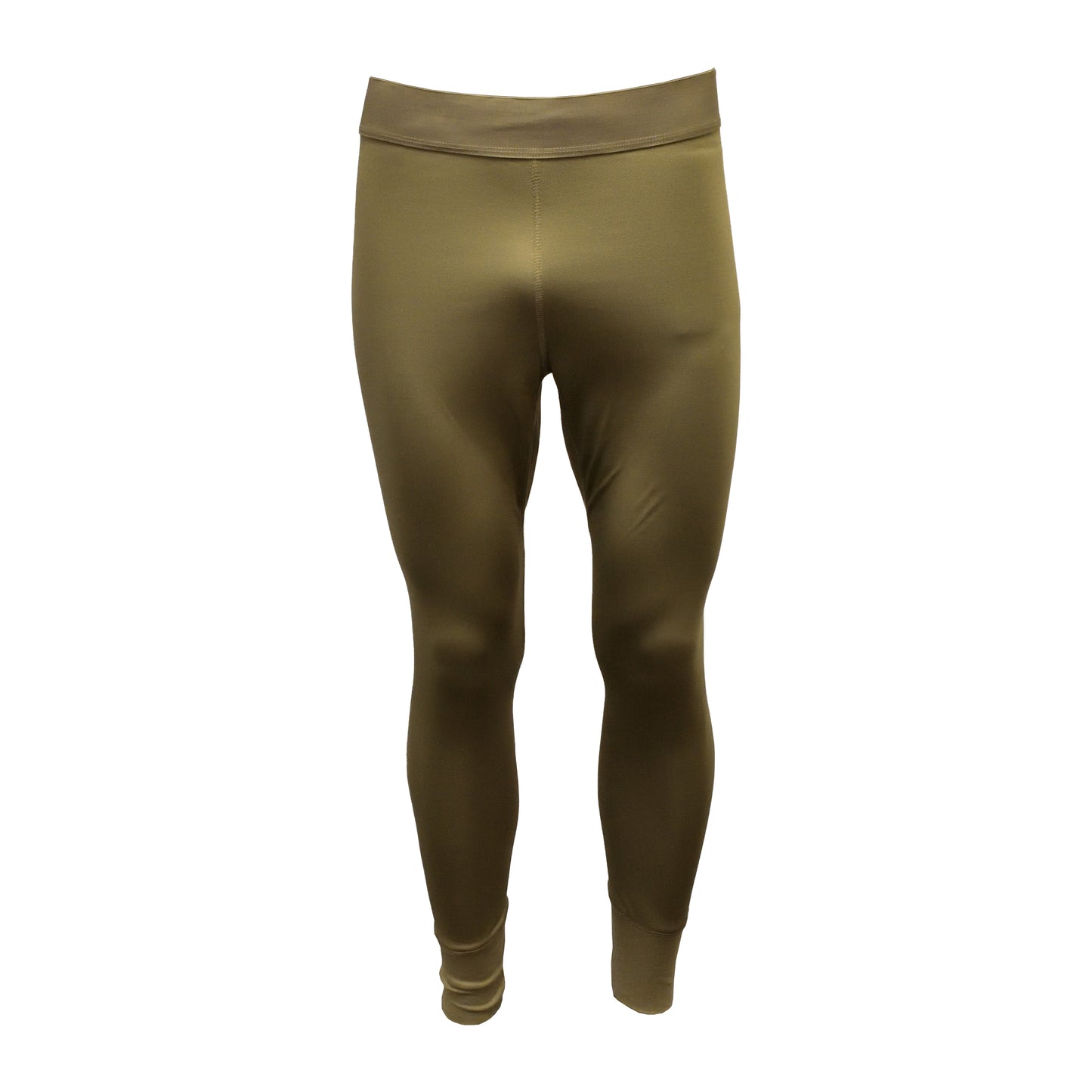 Front view of British Army Thermal Drawers Underwear in PCS Olive.