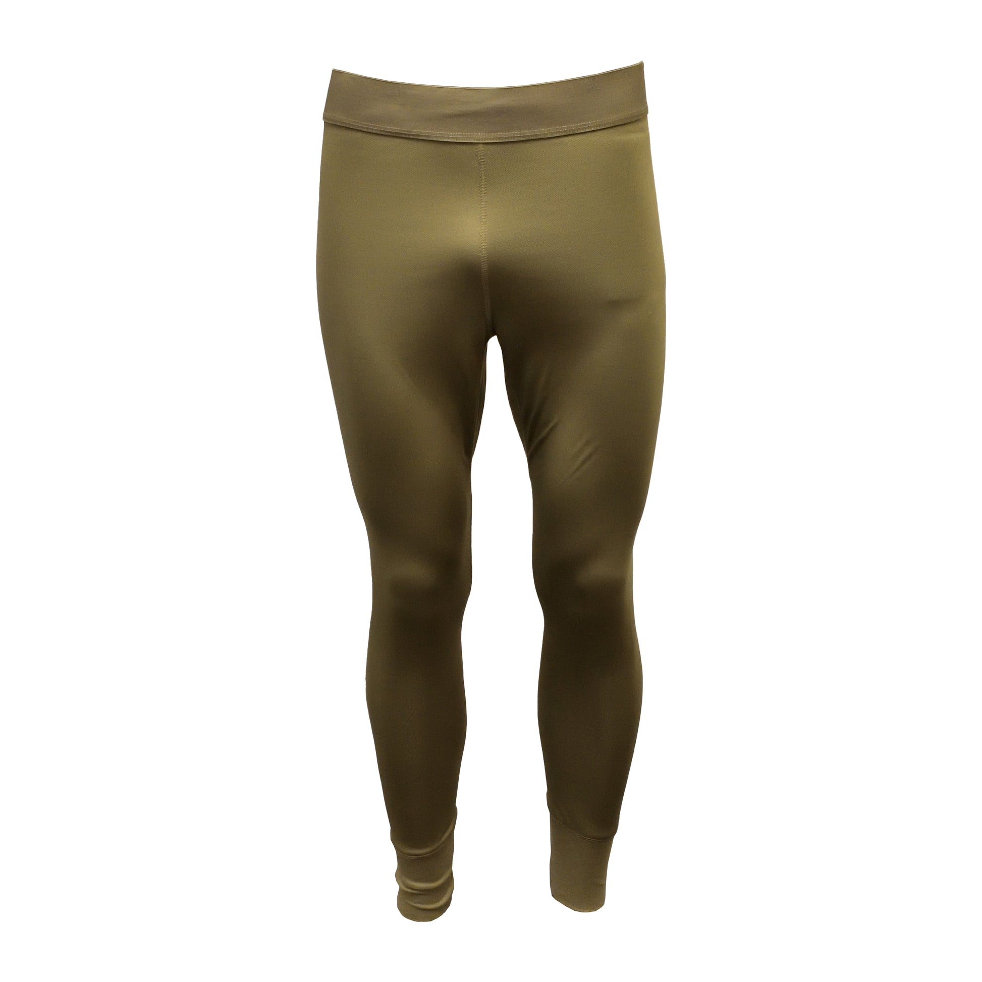 Front view of British Army Thermal Drawers Underwear in PCS Olive.