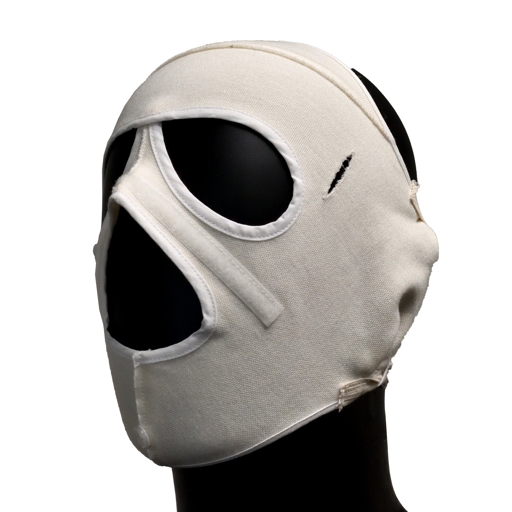 Detail shot of nose bridge and padding on Flame Resistant Face Mask MK2.