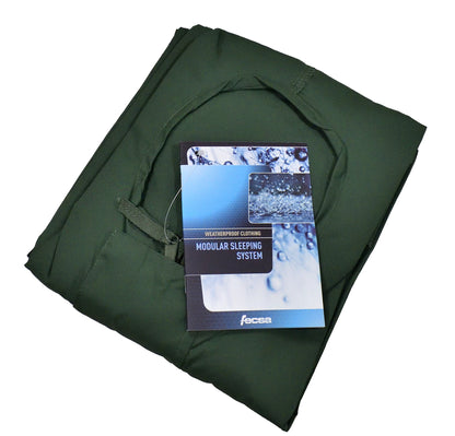 Folded view of Fesca Modular Sleeping System Sleeping Bag Liner, lightweight and compact.