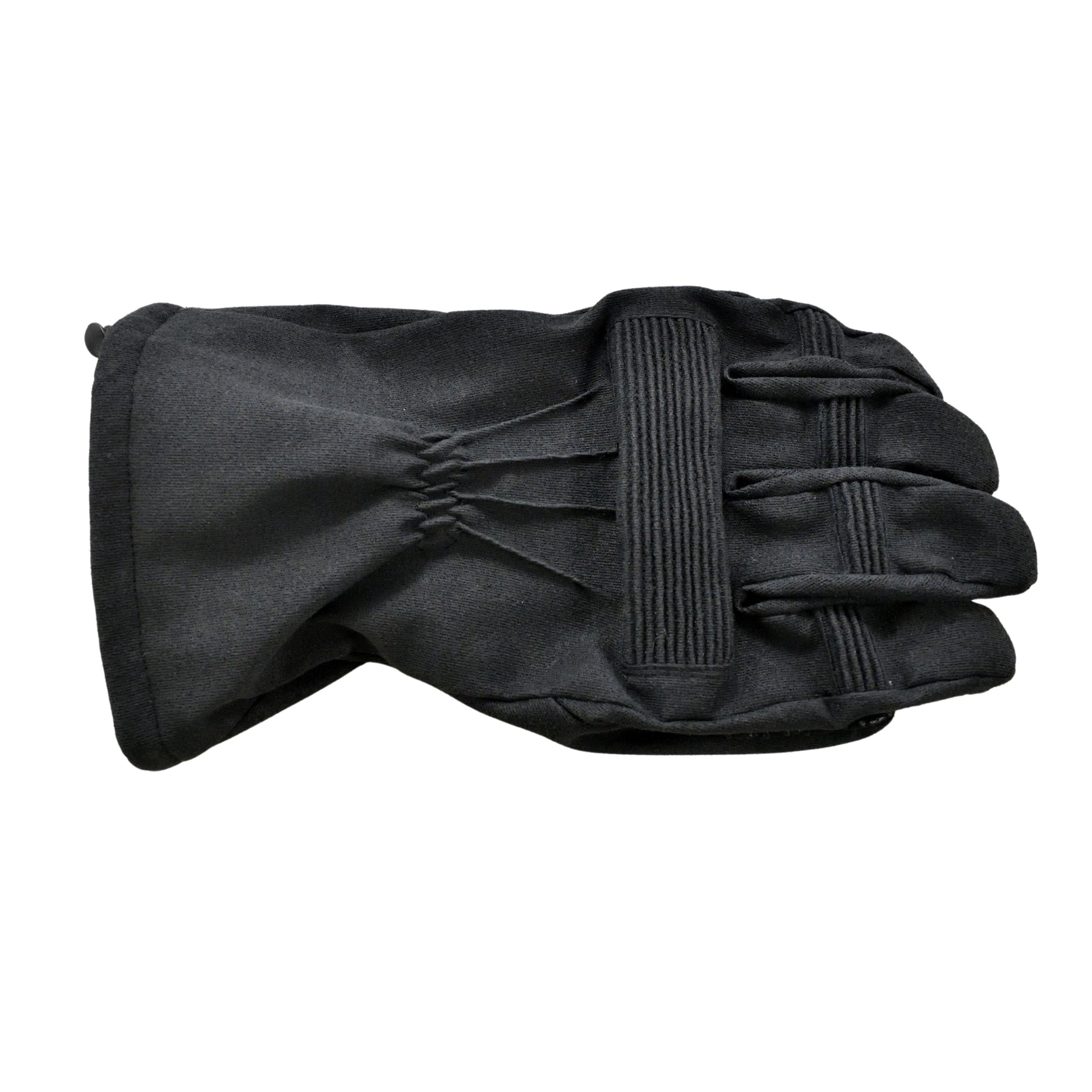 Side view of British Army Outer Extreme Cold Weather Gloves highlighting insulation and stitching.