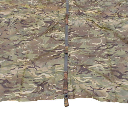 British Army Shelter Sheet GS MTP used as a groundsheet or shelter.