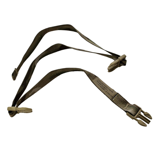 Front view of British Army Yoke Side Pouch Strap in IRR camouflage pattern.