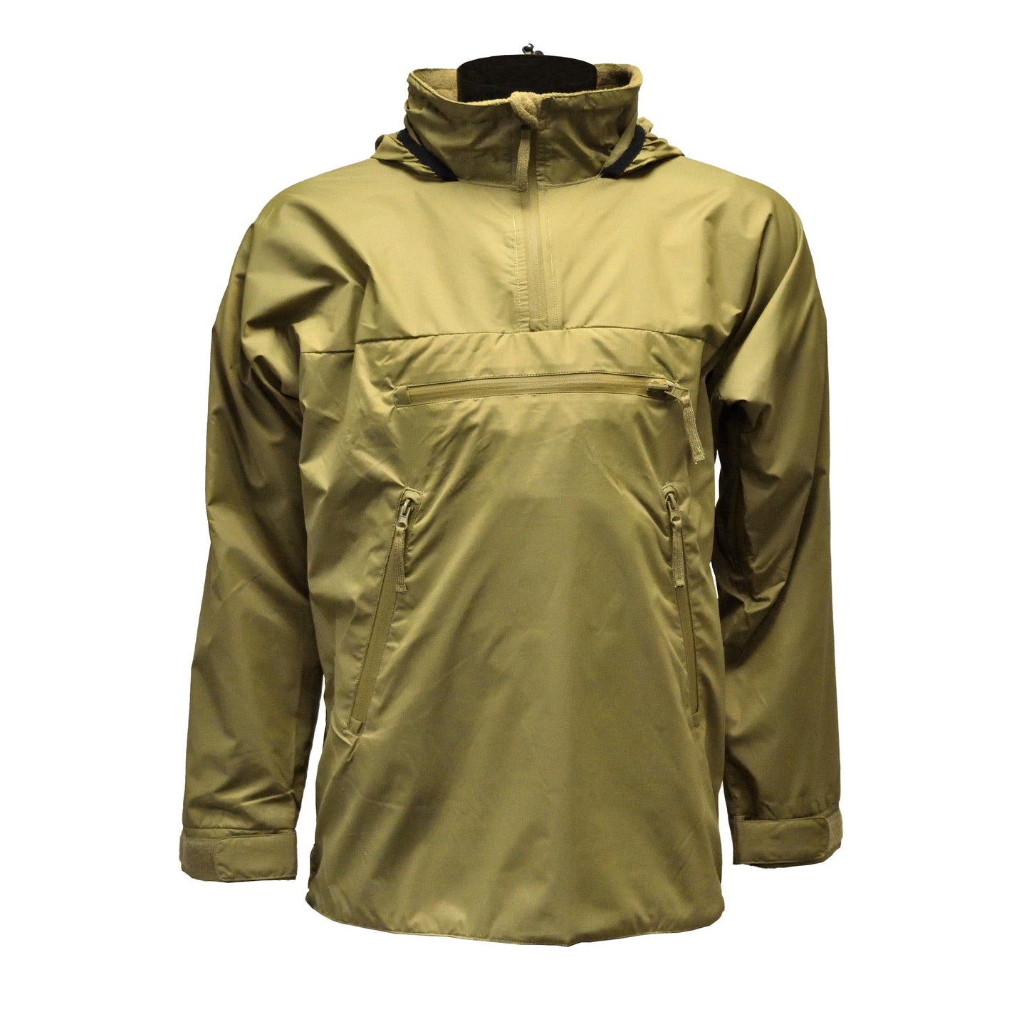 Front view of British Army Lightweight Thermal Smock in PCS Olive.