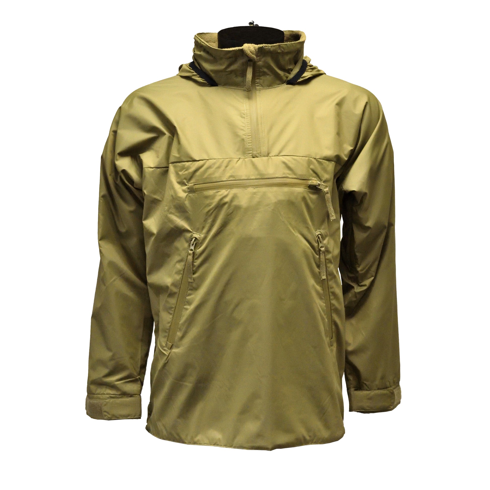 Front view of British Army Lightweight Thermal Smock in PCS Olive.