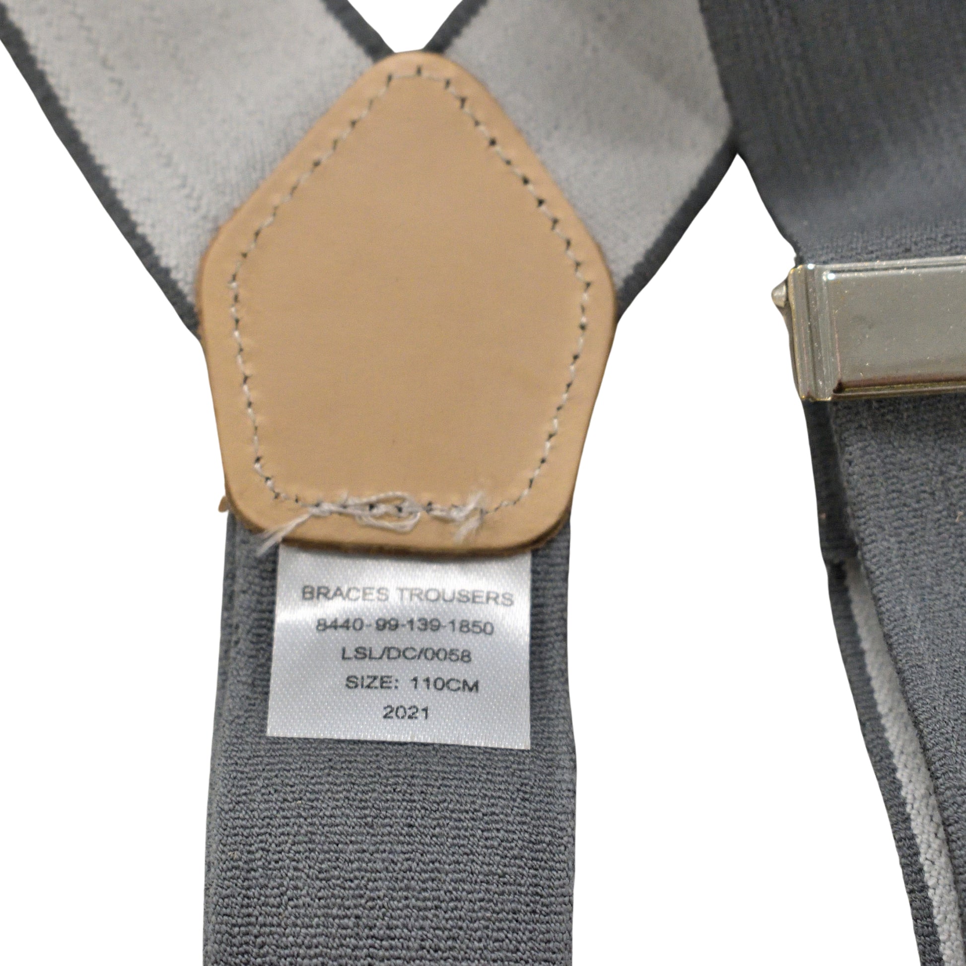 British Army Trouser Braces with straps, perfect for securing trousers.