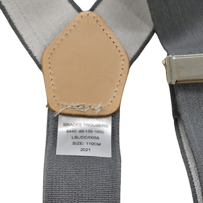 British Army Trouser Braces with straps, perfect for securing trousers.