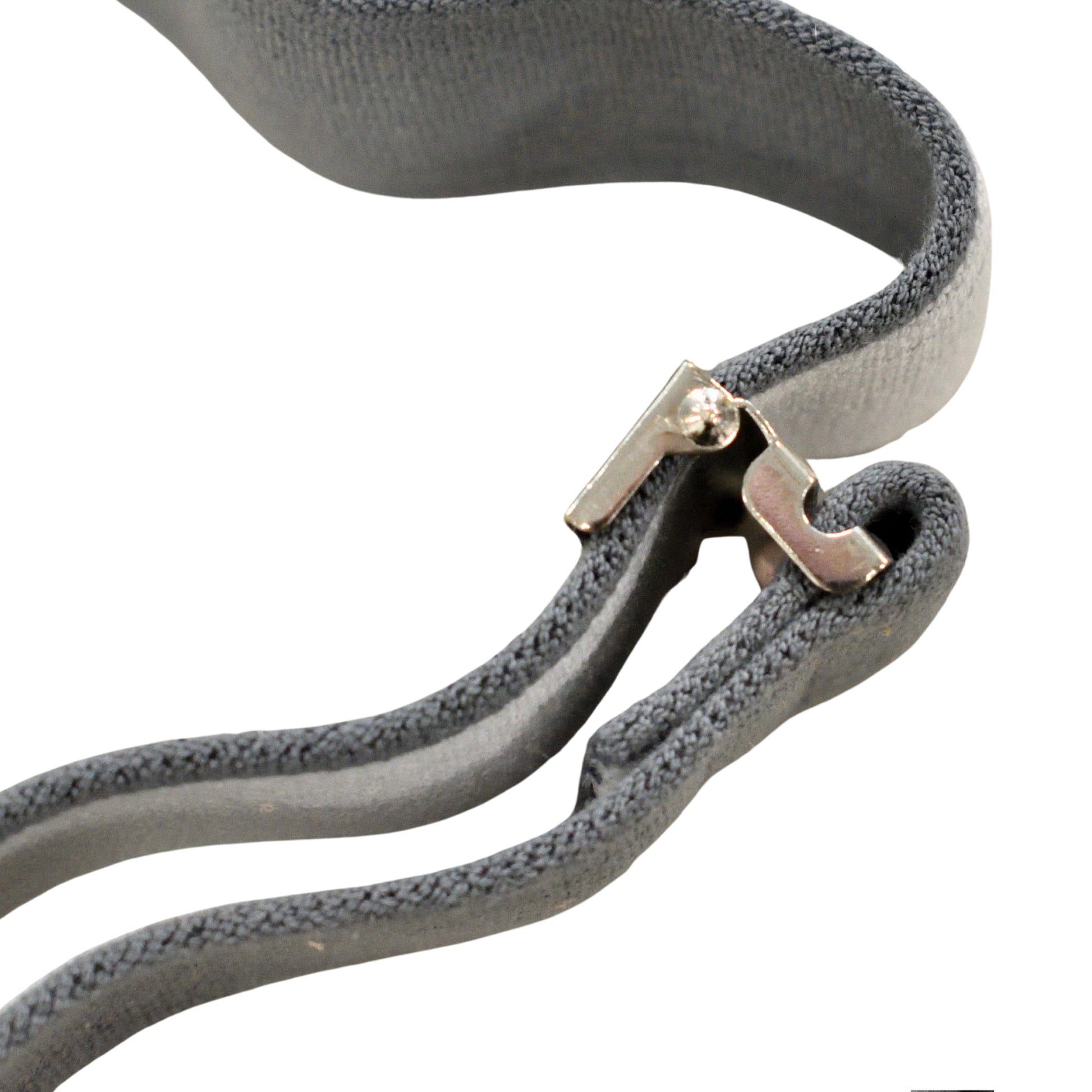 Close-up of buckle and strap detail on British Army Trouser Braces.
