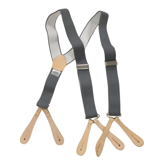 British Army Trouser Braces laid flat, showing buckles and straps.