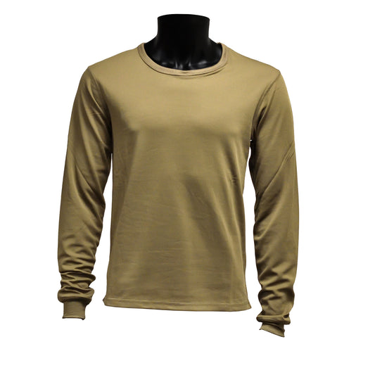 Front view of British Army Thermal Vest Underwear in PCS Olive.