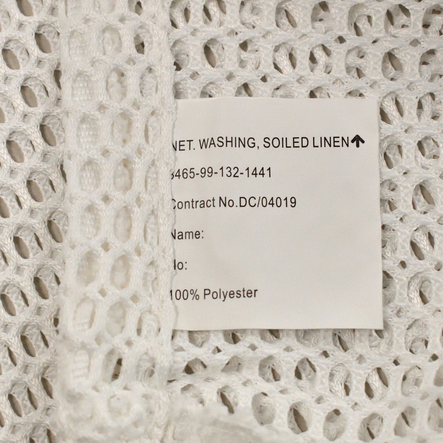 Washable Net Bag for Soiled Linen White, ideal for keeping laundry separate