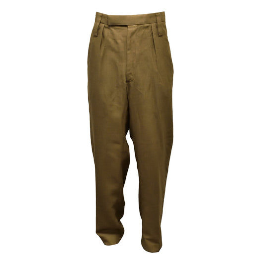 Front view of British Army All Rank Barrack Mens Dress Trousers.