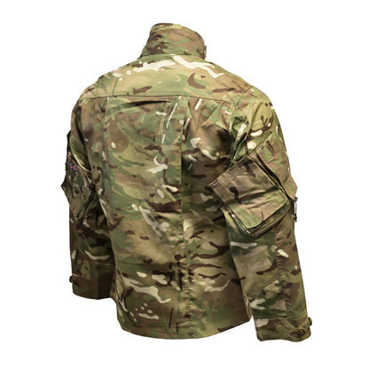 Angled rear right view of British Army Combat Shirt "23" MTP.