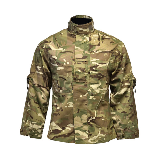 Front view of British Army Combat Shirt "23" in MTP camouflage.