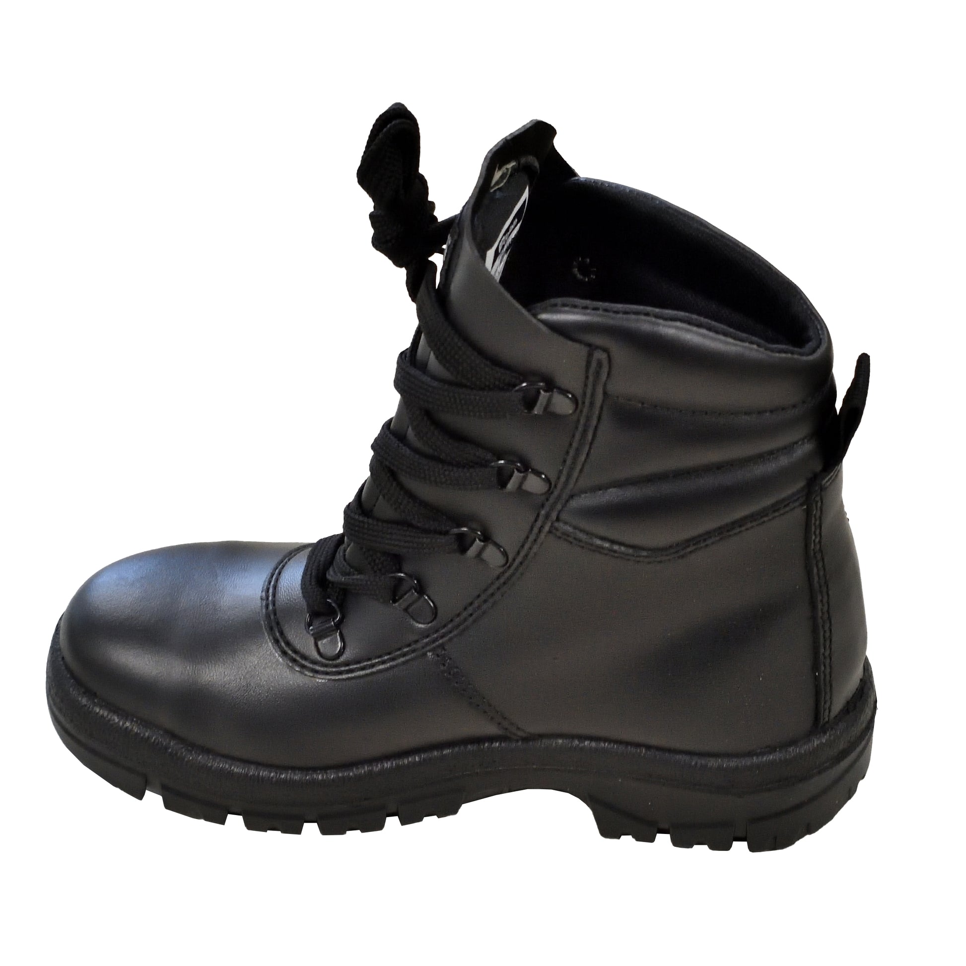 Side profile of Goliath SPSR1121 Safety Boots highlighting high‑leg collar and toe cap.