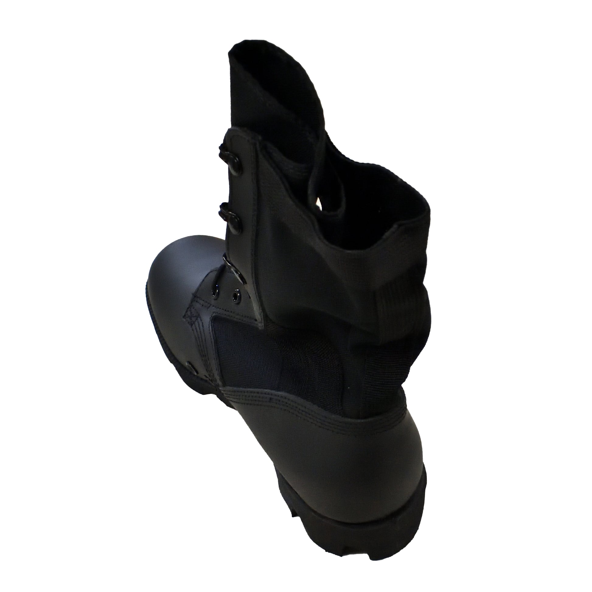 Rear view of Wellco Peruana Men's Jungle Boots highlighting heel and stitching.