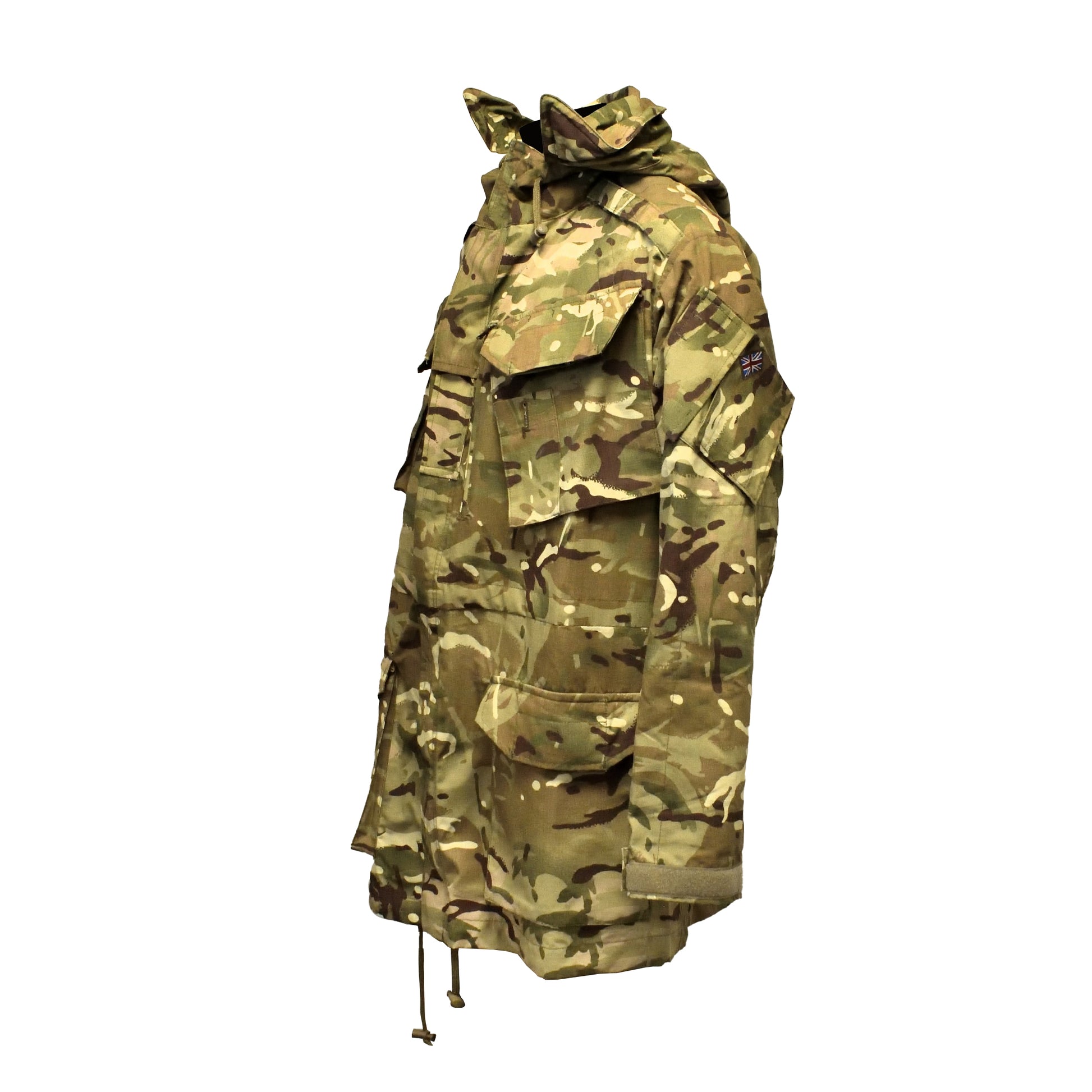 Angled front left view of FR Combat Smock MTP for CR2.