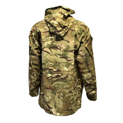 Rear view of British Army FR Combat Smock in MTP camouflage for CR2.