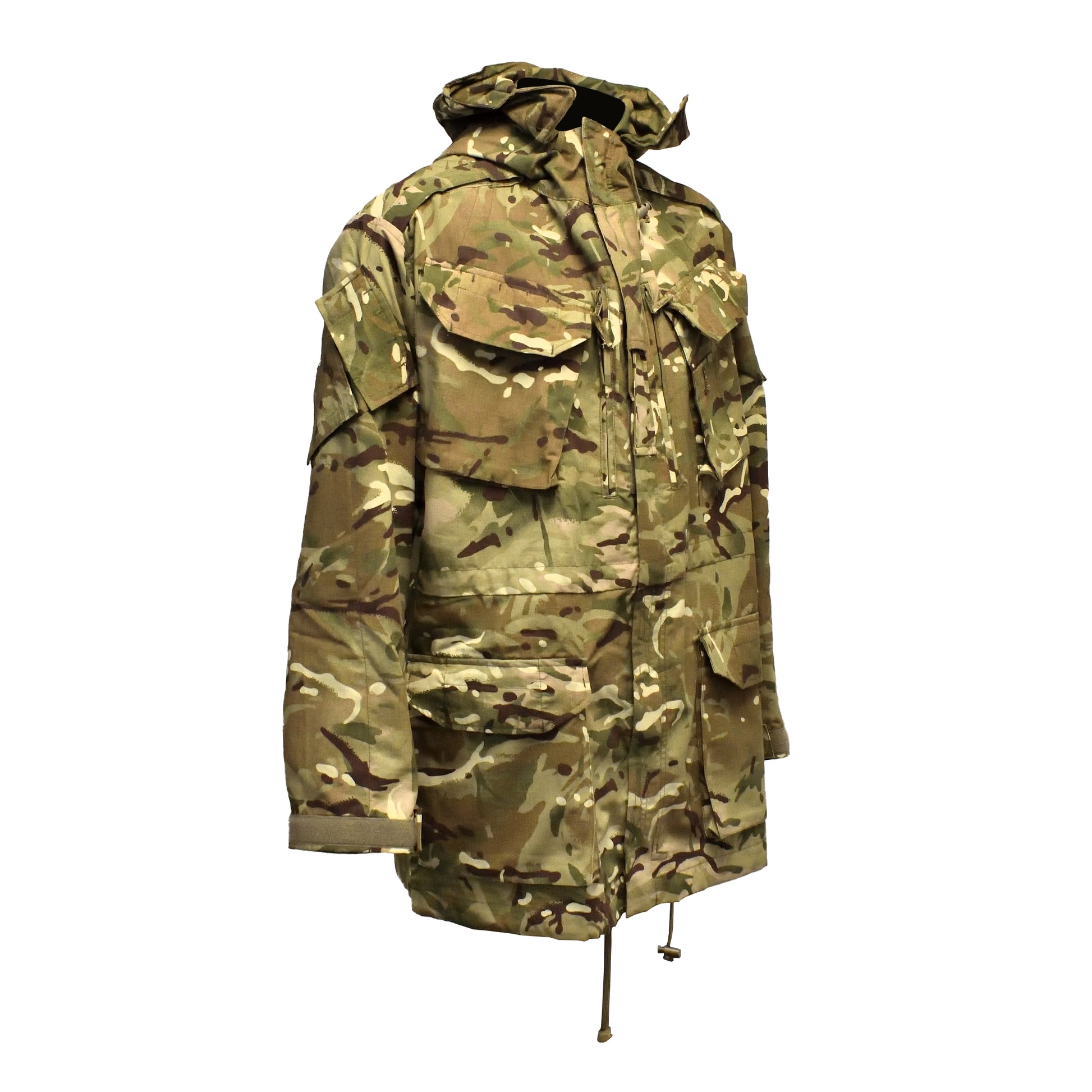 Angled front right view of British Army FR Combat Smock in MTP for CR2.