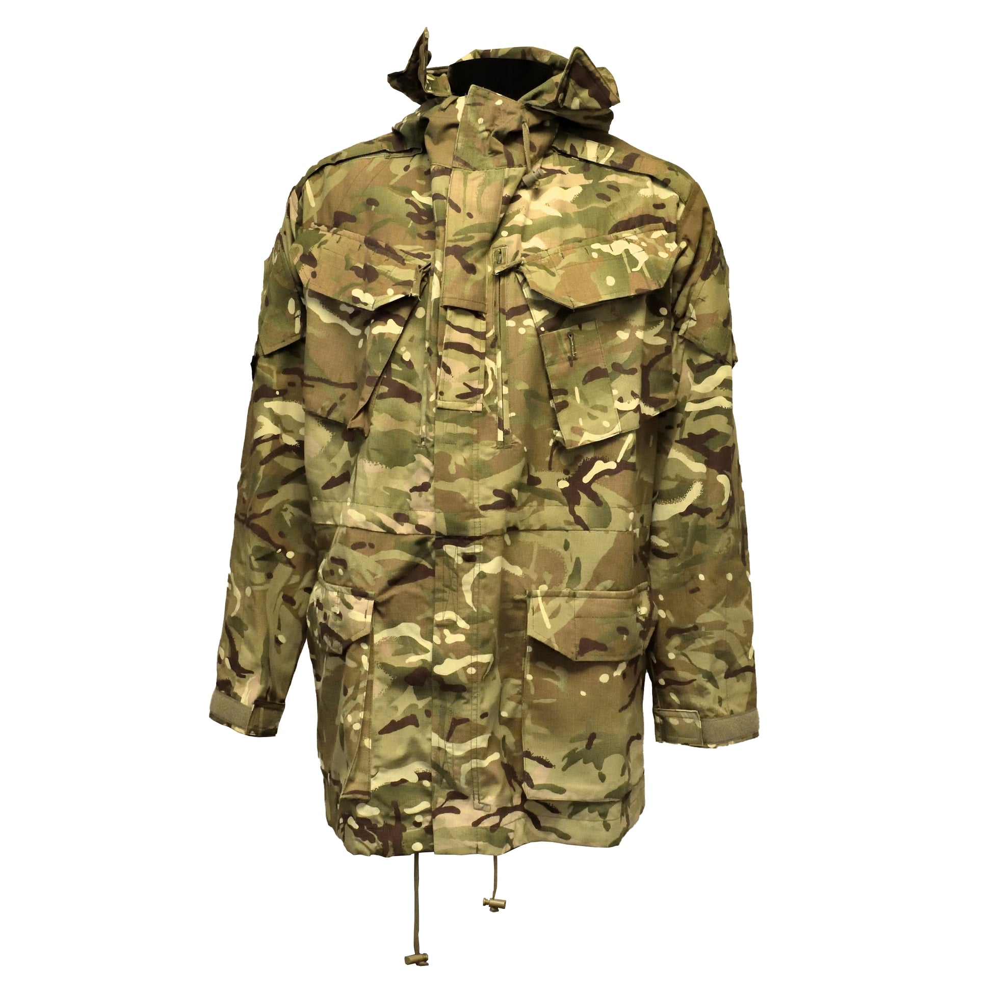 Front view of British Army FR Combat Smock MTP for CR2.