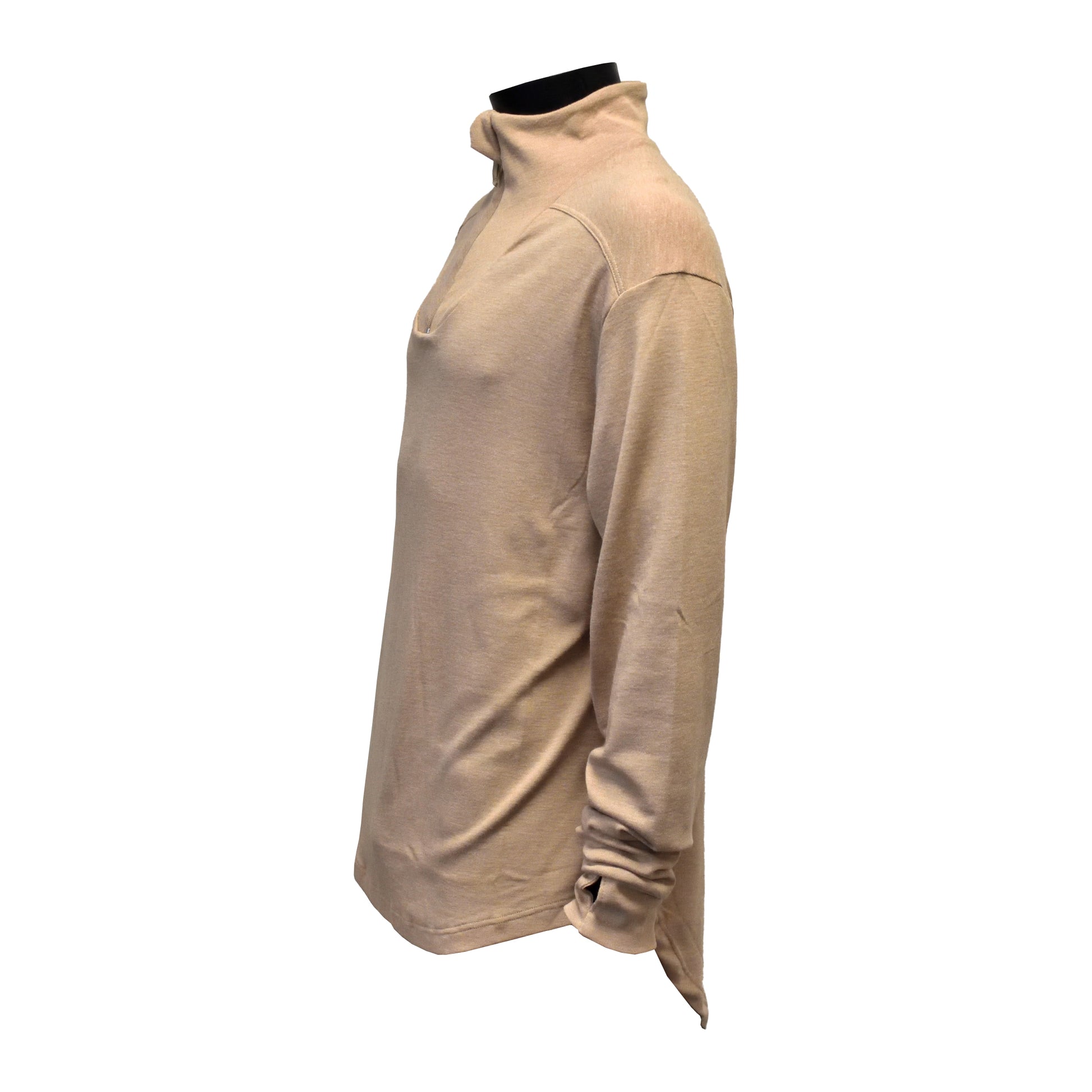 Angled front left view of Desert Thermal Combat FR Undershirt.