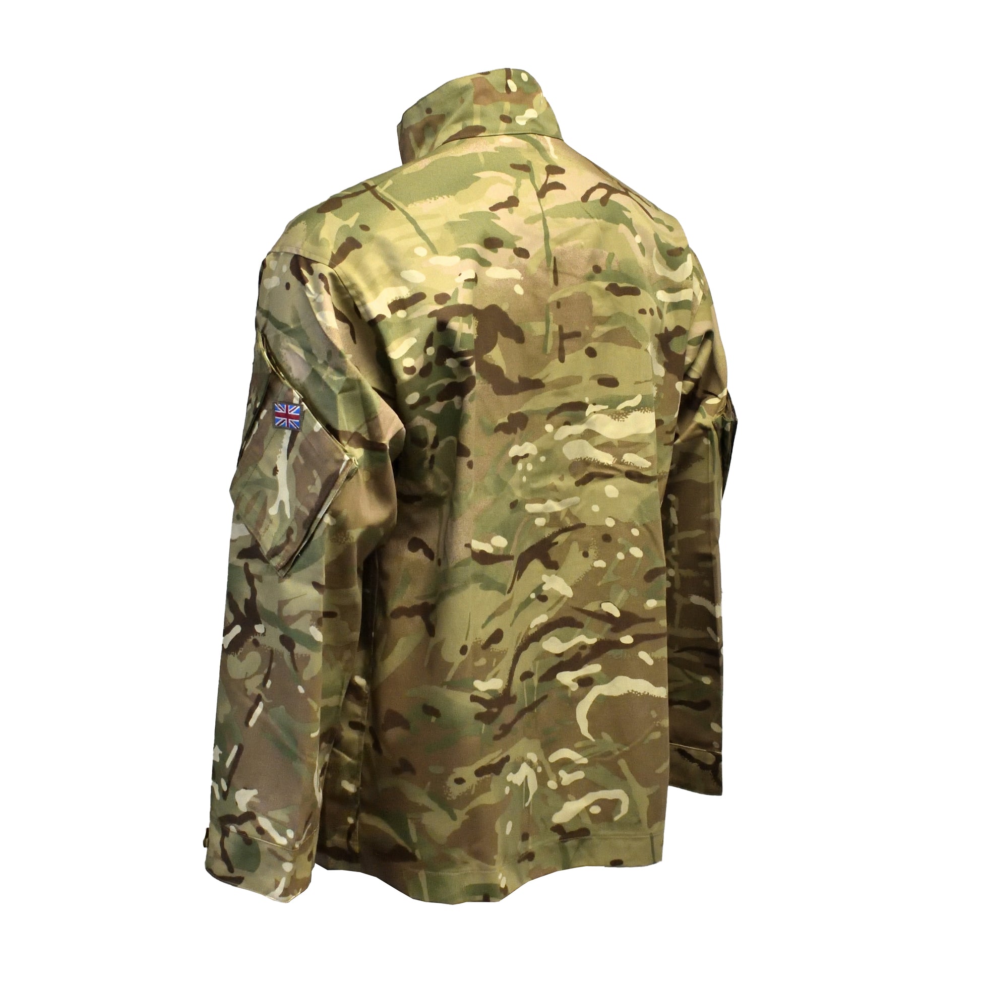 Angled rear left view of Temperate Weather Combat Jacket "2" MTP.